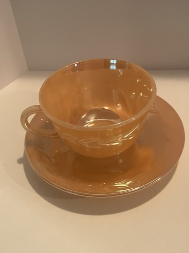 Fire king cup and - king, saucer